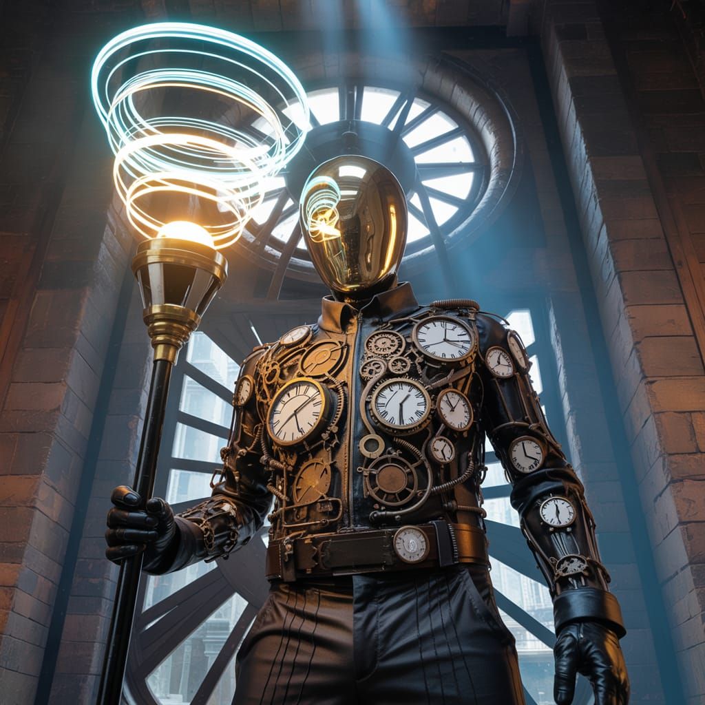Dr. Chronos: Steampunk Villain in Time Manipulation