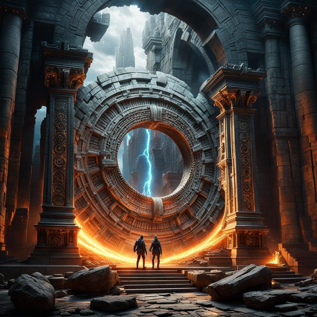 Epic Ancient Portal Opens to Another Realm