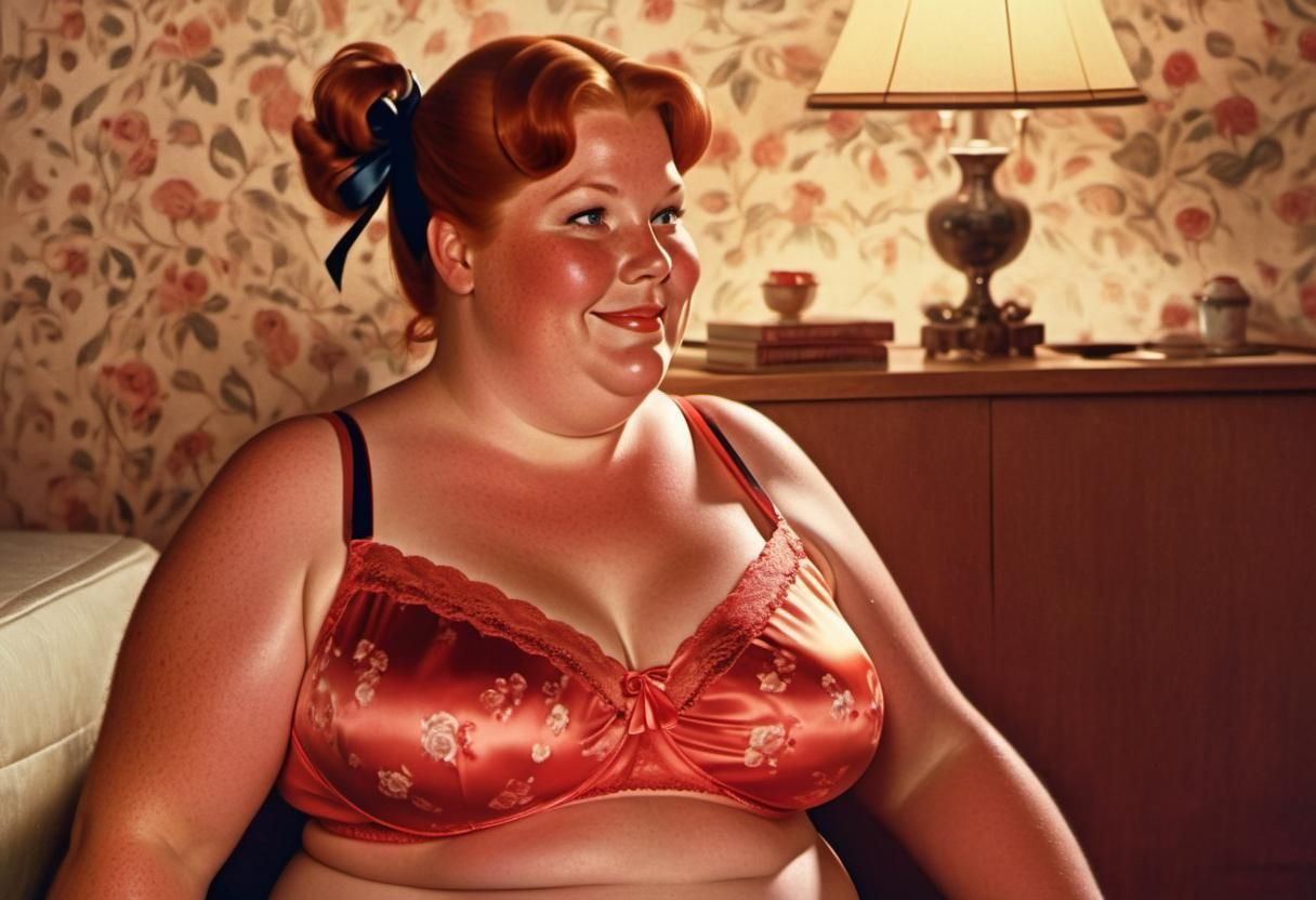 Woman in Lingerie, Art Frahm Illustration Style