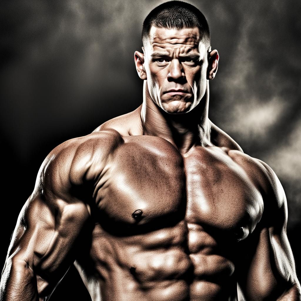 Hyperrealistic Portrait of John Cena in High Definition