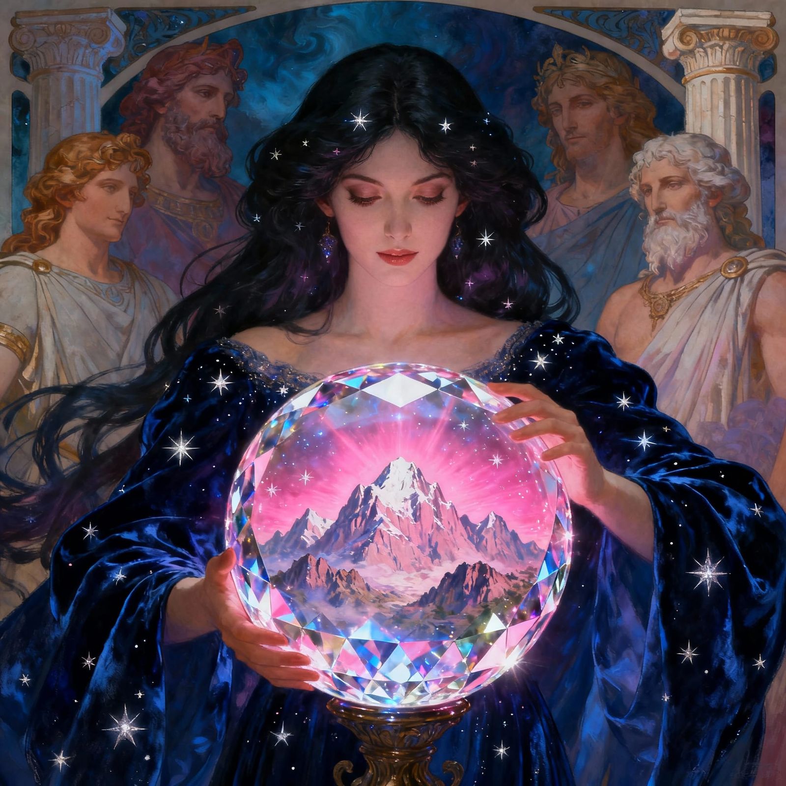 Sorceress Delivers Message to Olympus in Diamond Crystal Bal...