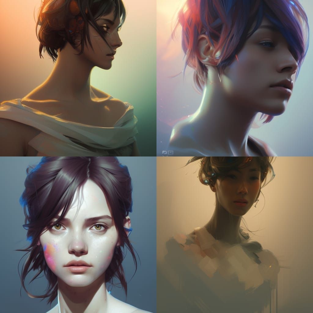 Mico Portrait in Hyperdetailed Digital Art Style