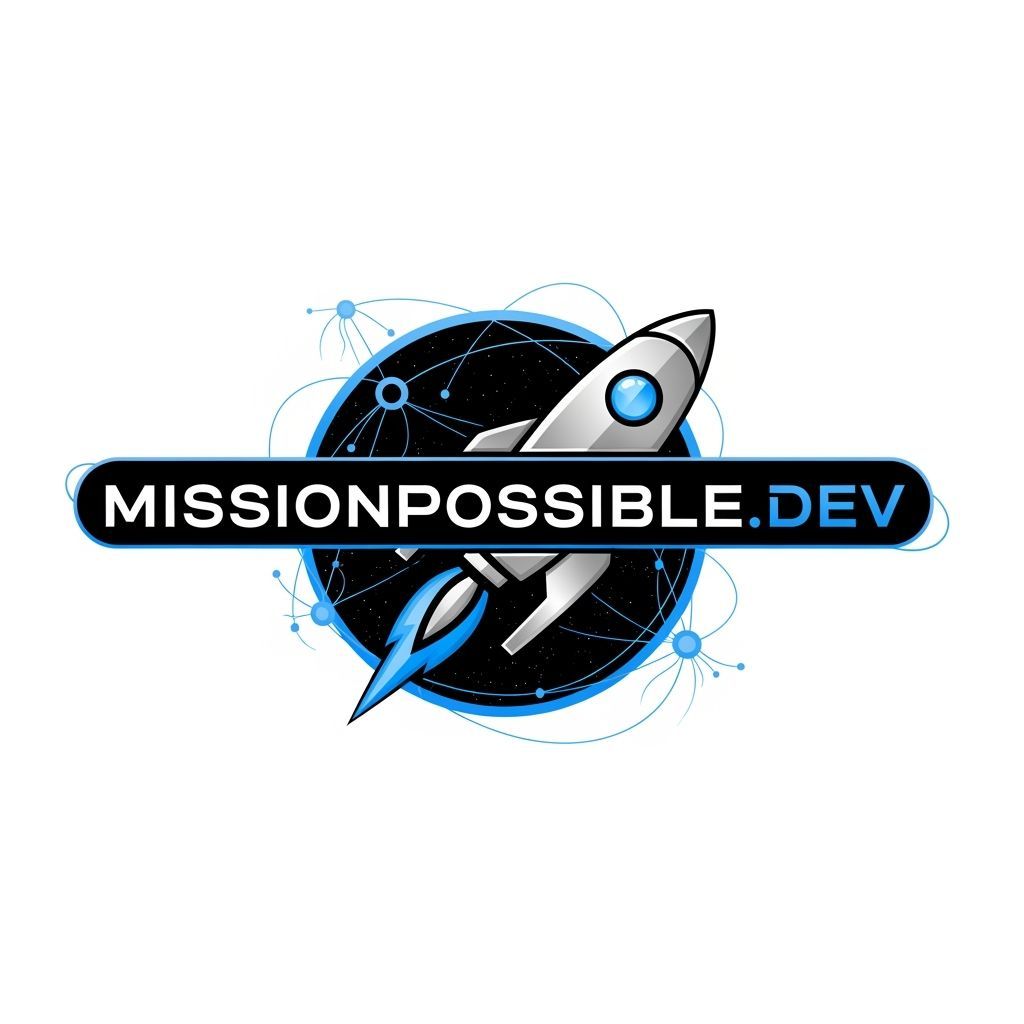 Futuristic Logo for AI Startup in Sleek Modern Style