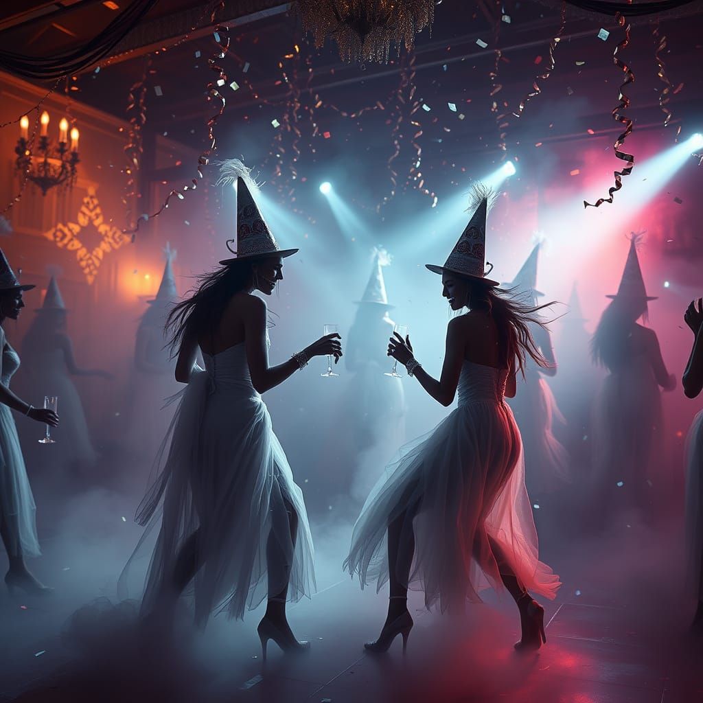 Haunted New Year's Ball with Spectral Dancers