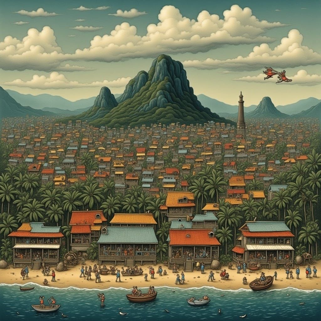 Brazilian Favelas: A Nightmare Engine Vision