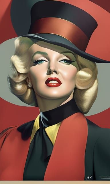 Marilyn Monroe Propaganda Art: A Hyperrealistic Masterpiece