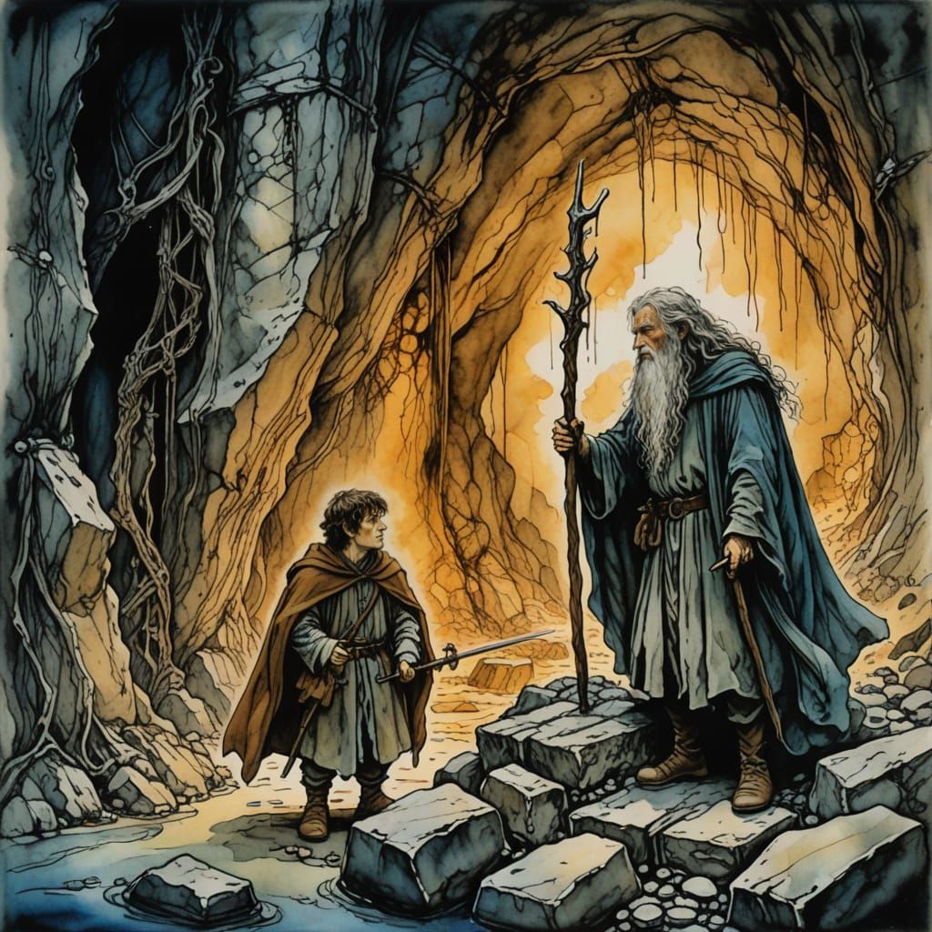 Mysterious Fellowship Descends into Moria's Darkness