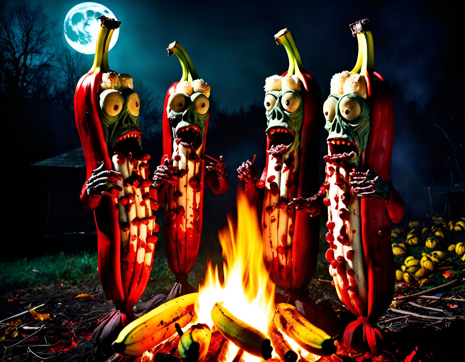 Dumbass zombie bananas