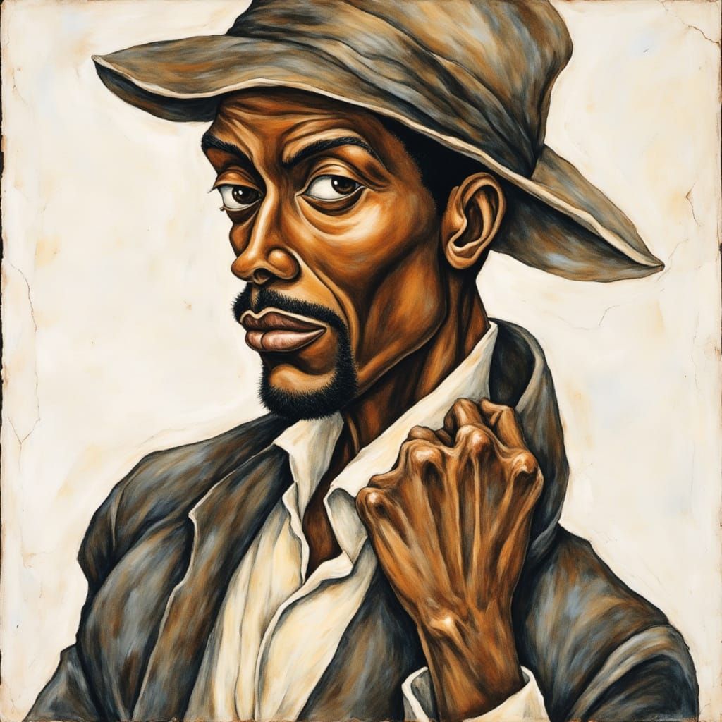 Expressionist Oil Painting in Neo-Impressionism Style