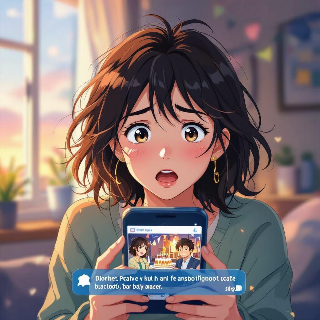 Girl Panics After Oversleeping, Misses Friend's Birthday Par...