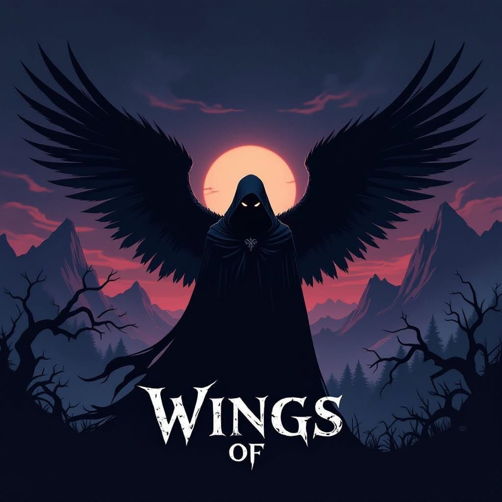 Defiant Wings of Solitude Album Cover Art