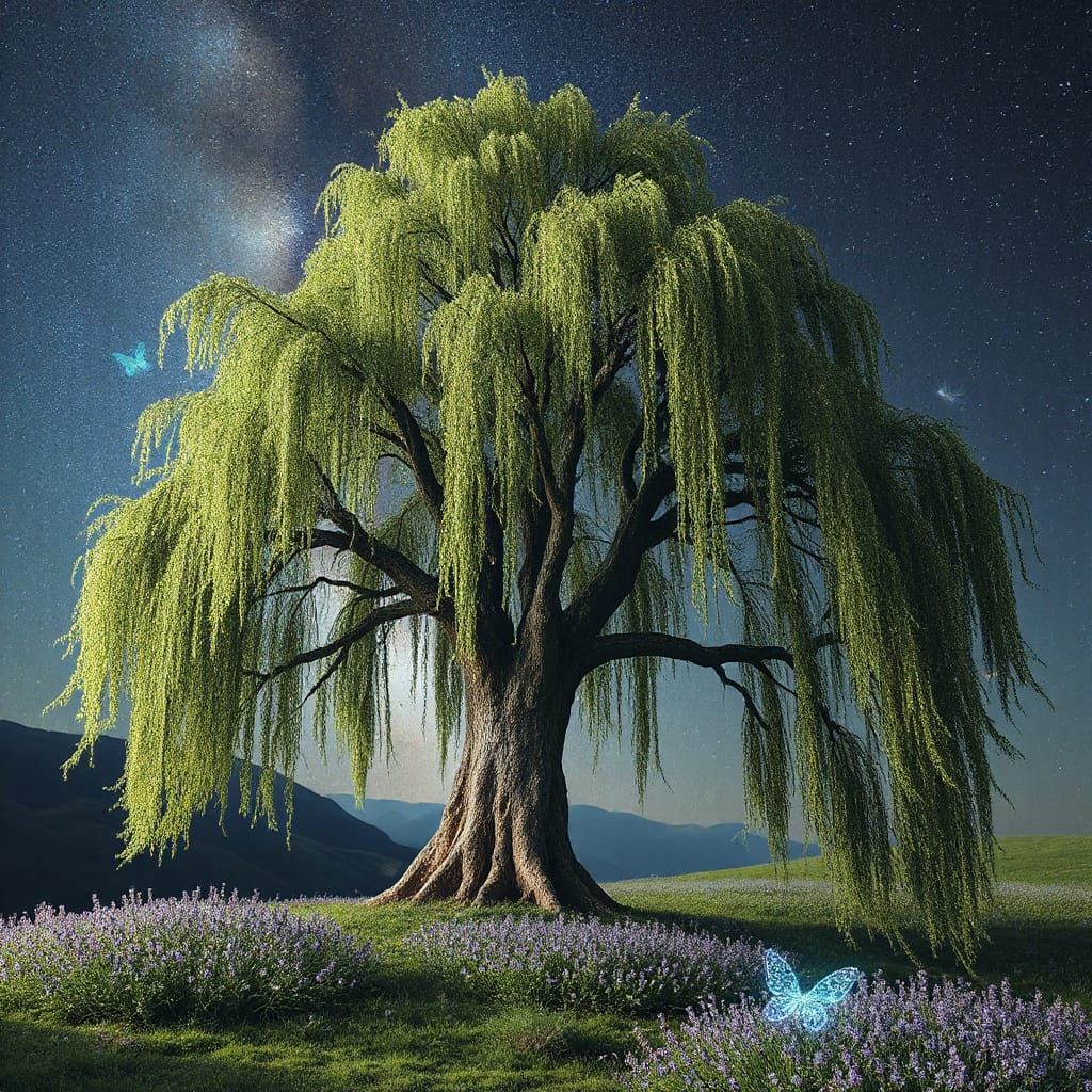 Stardust Willow Tree in Dreamwoven Realm