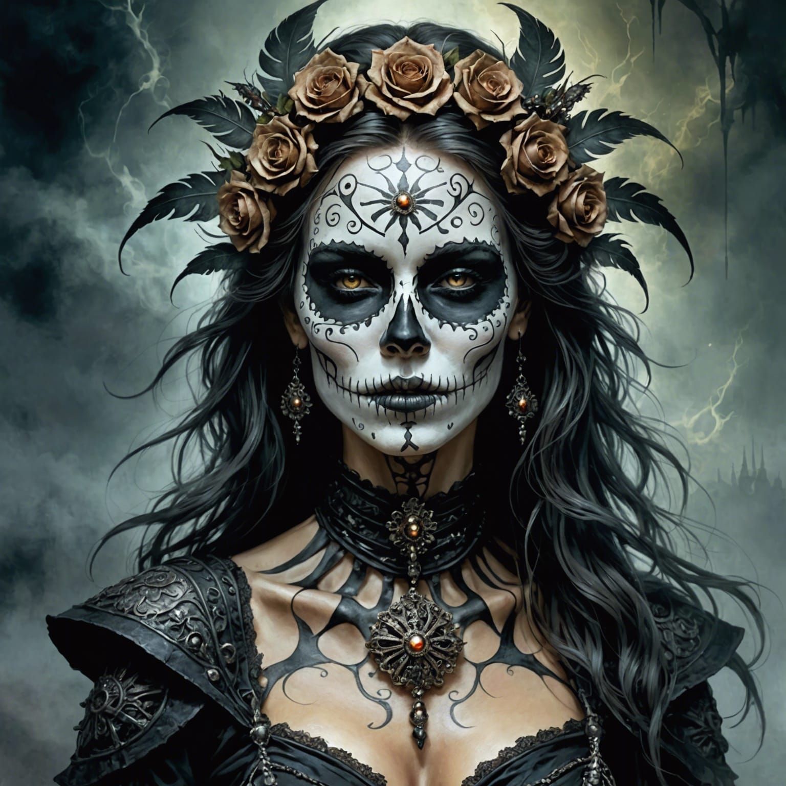 Undead Zombie Pirate in Surreal Fantasy Style