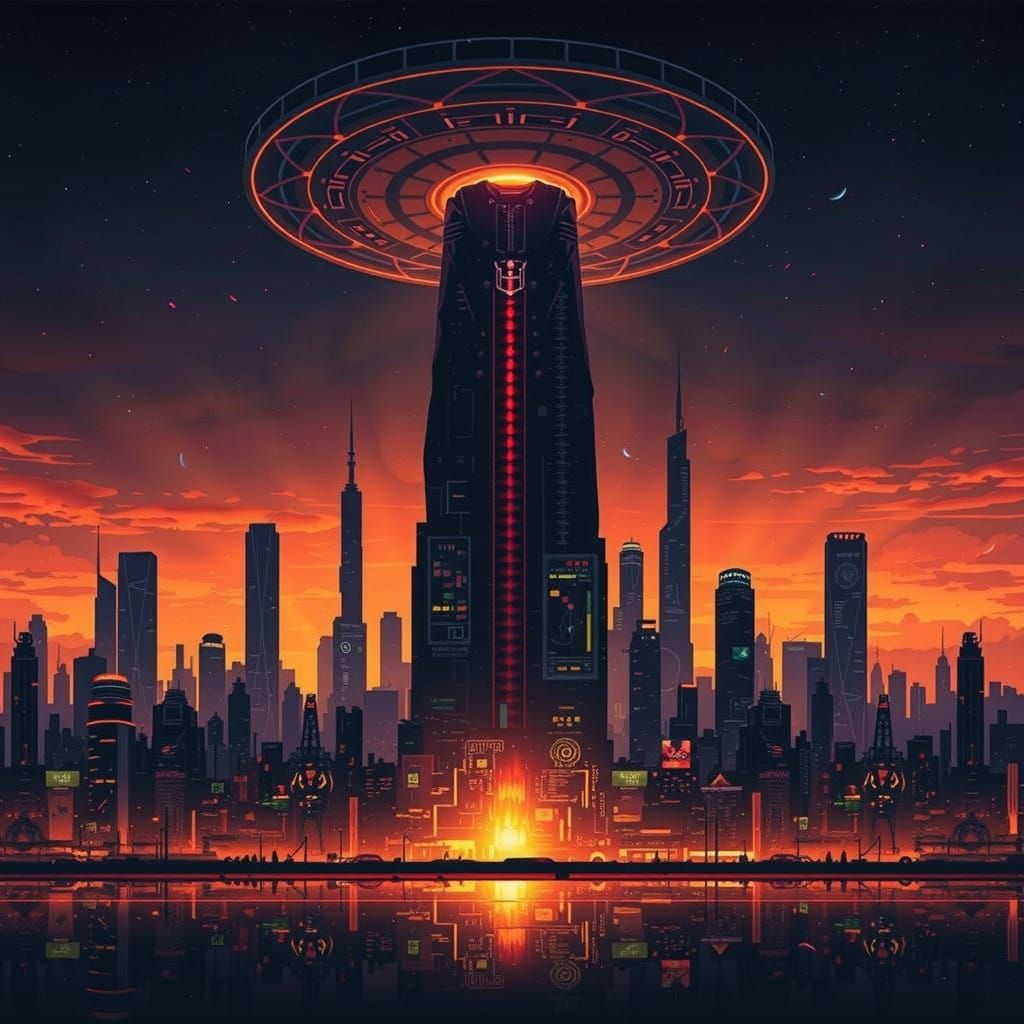 Cyberpunk Future Noir Figure