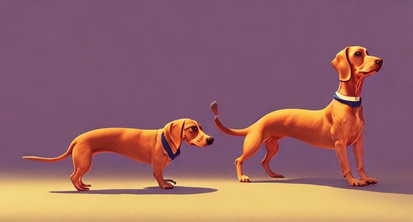 Wiener Dog Made of Weiners: Geometric Photorealism