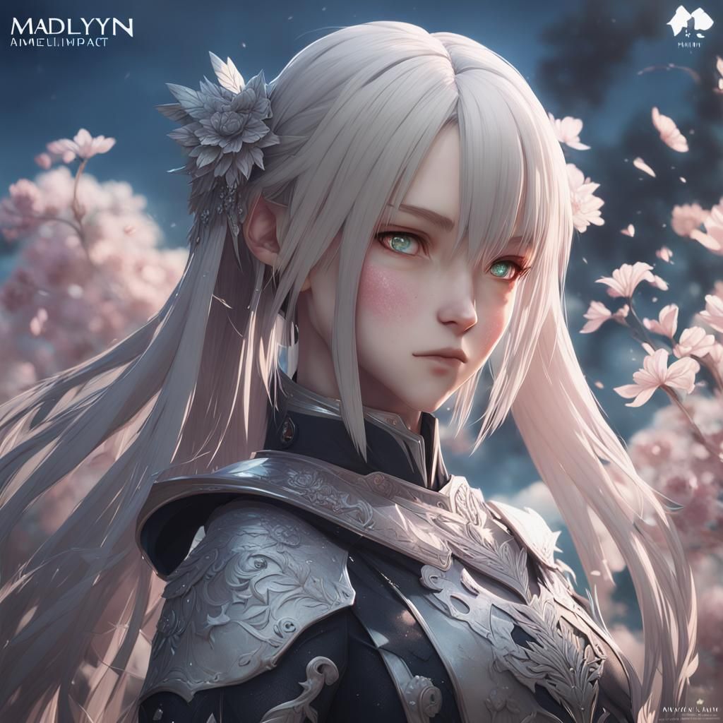 Madilyn: 3D Anime Art Inspired by WLOP