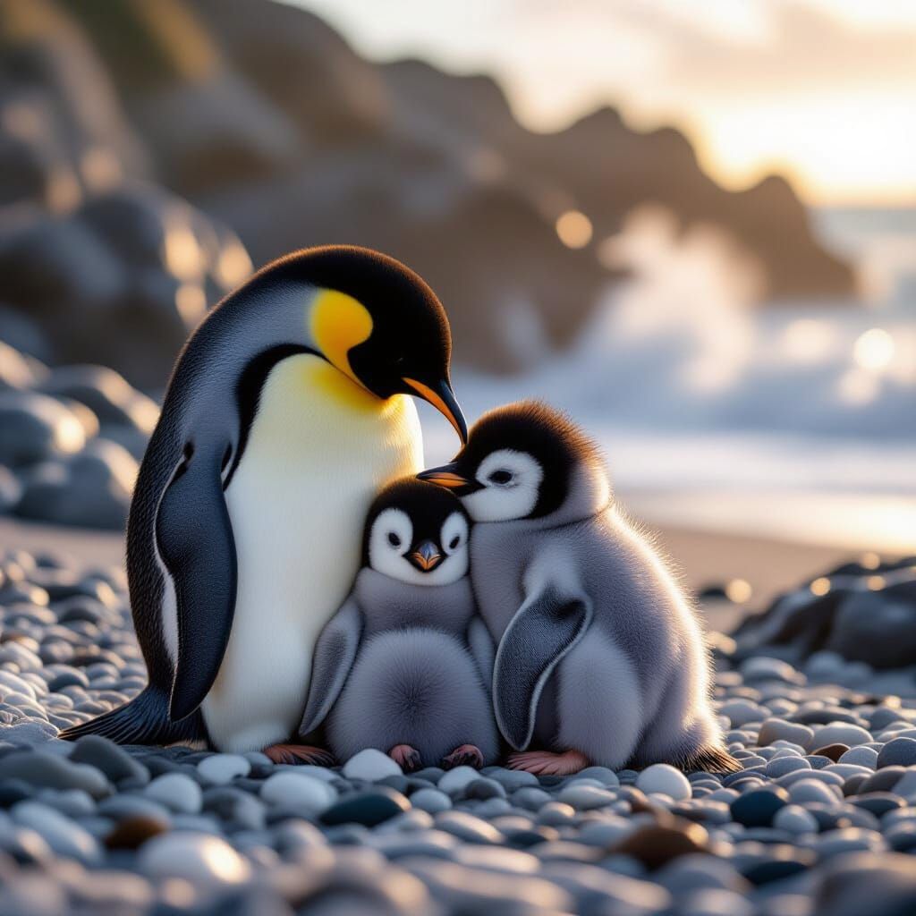 baby penguin