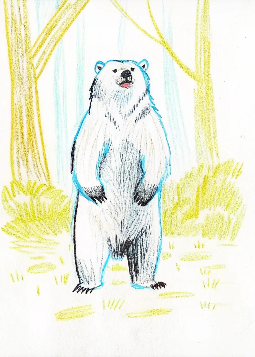 Impressive Kodiak Bear Displays Its Size