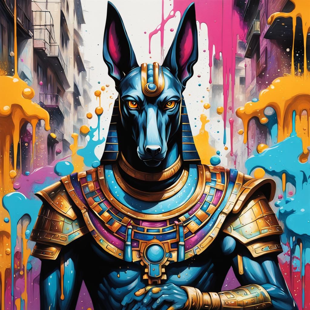 Vibrant Anubis