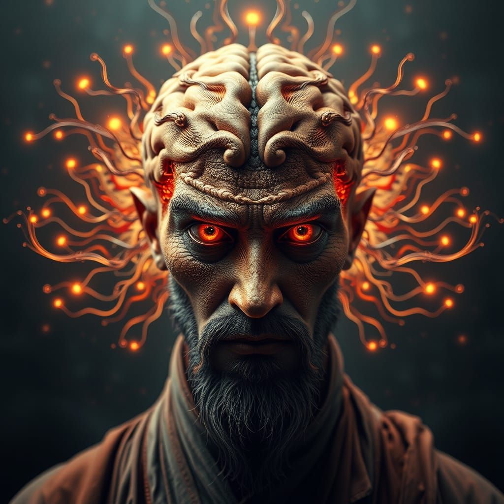 Hyperrealistic Fractal Digital Artwork in Cinematic Style