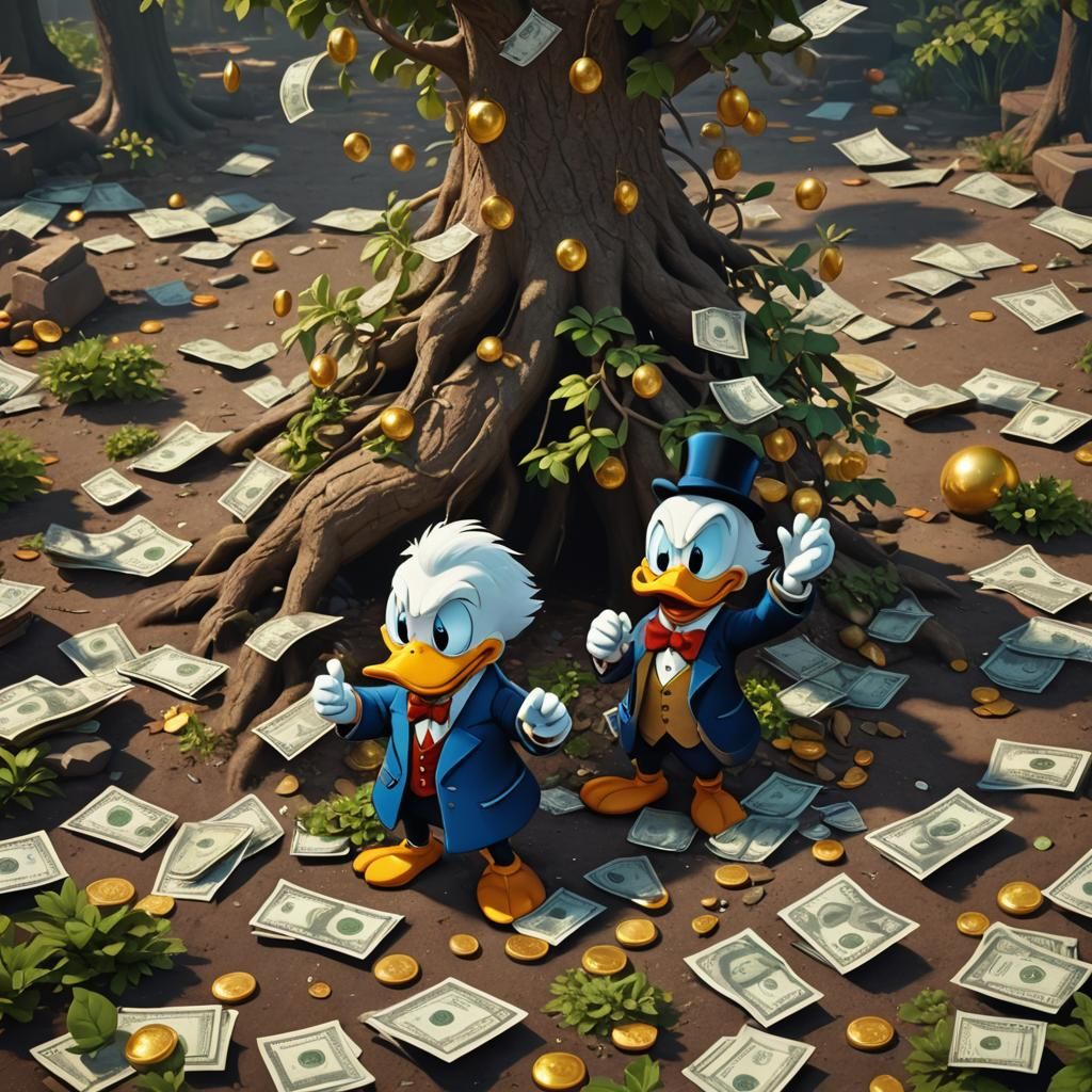 Gangster Scrooge McDuck and the Money Tree