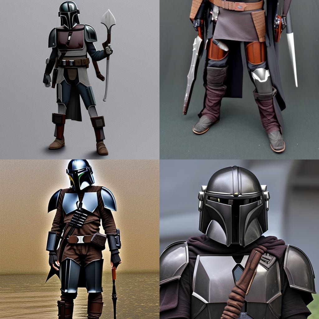 Dark Elf Mandalorian Warrior