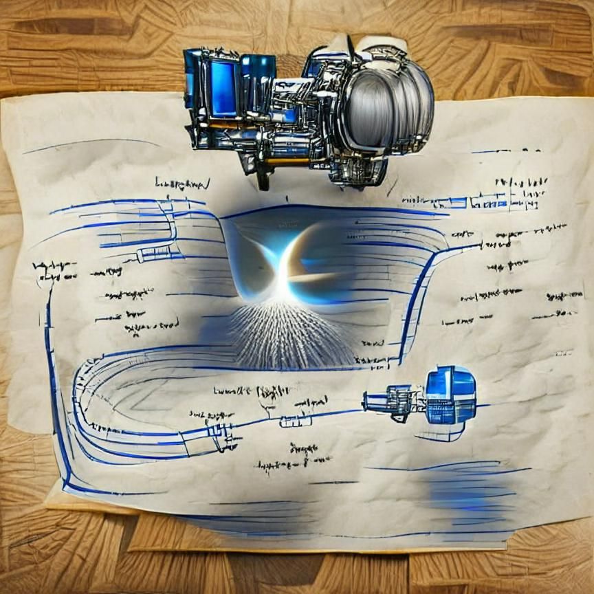 Blueprint of Space Engine at Light Speed
