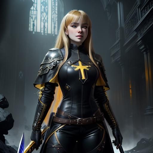 Illyana Rasputina in Leather, Inspired by Luis Royo