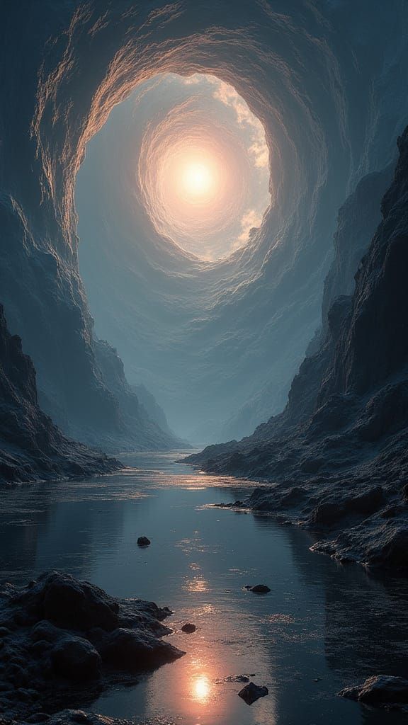 Eventide Singularity: City Inside a Black Hole