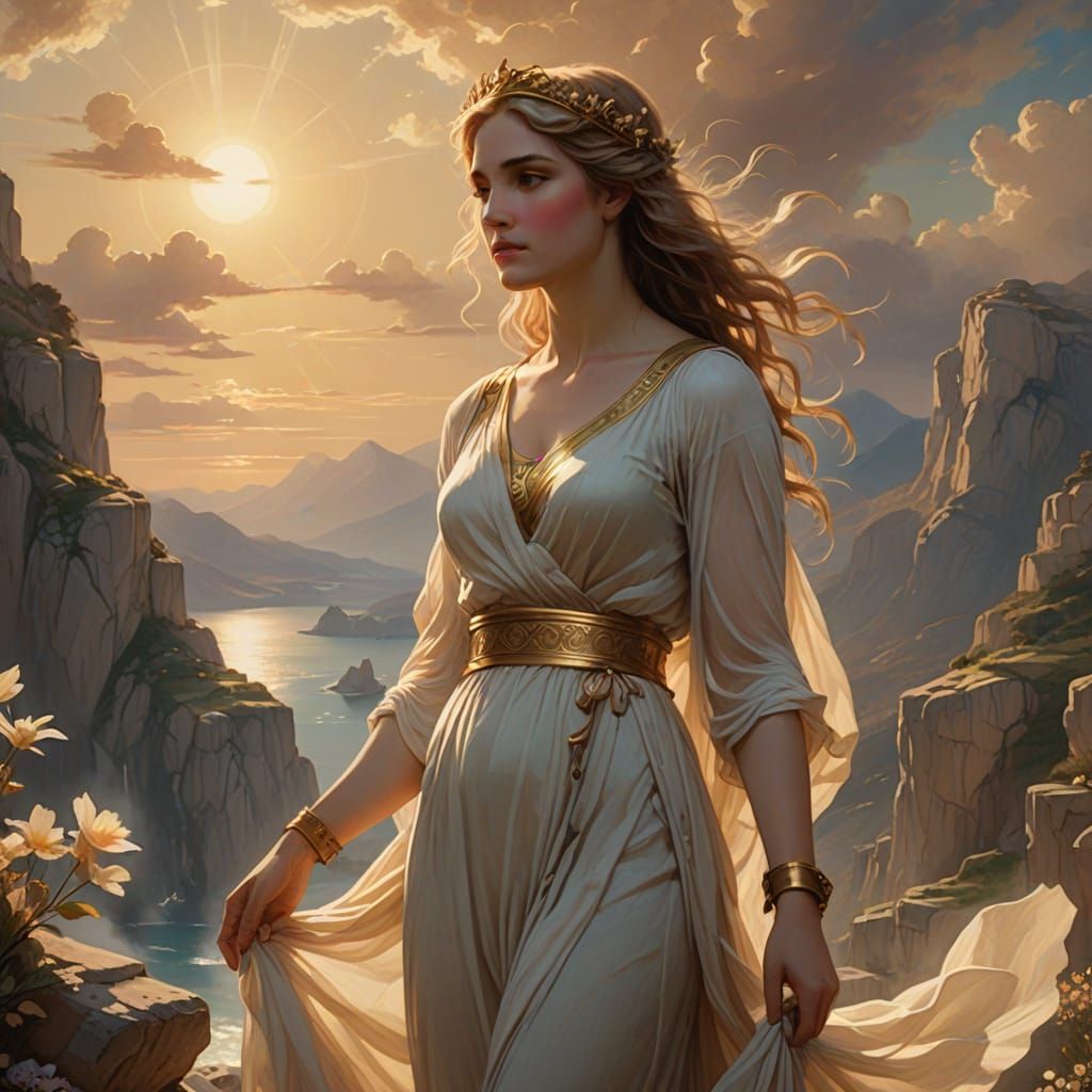 Goddess of Love on Majestic Olympus