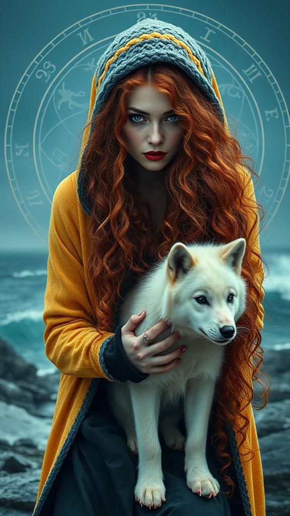 Most beautiful attractive Gothic woman, breathtaking, perfec...