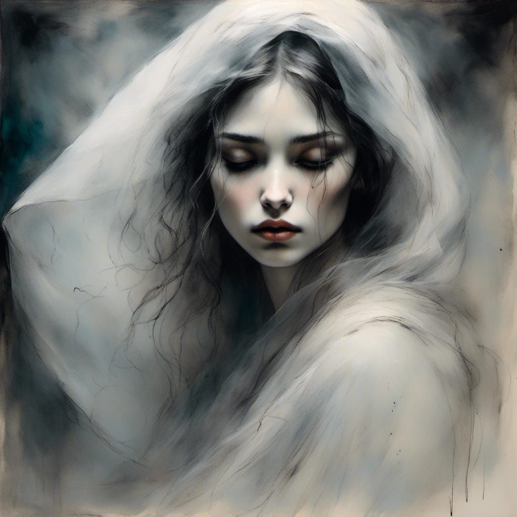 You paint yourself white, and fill up with noise