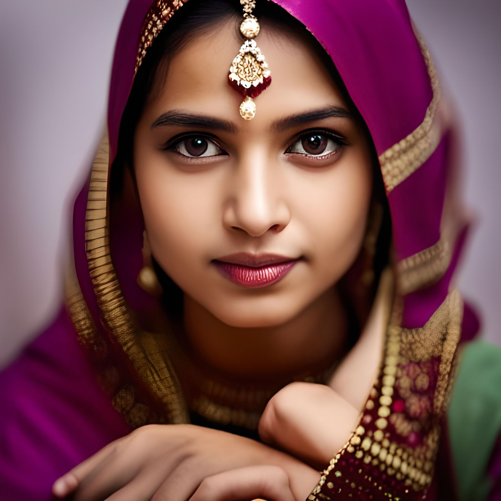 Stunning Indian Girl Portrait in Natural Lighting