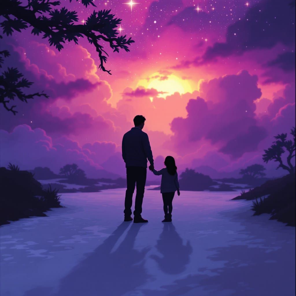 Evocative Image Exploring Themes of Grief and Loss