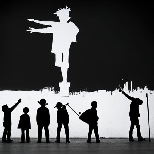 Subcultural Youth Rise Against Capitalist Oppression, Banksy...