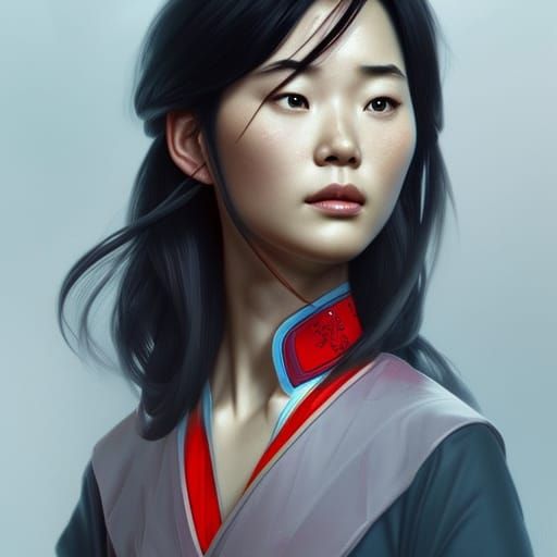 Mulan Portrait in Dynamic Lighting