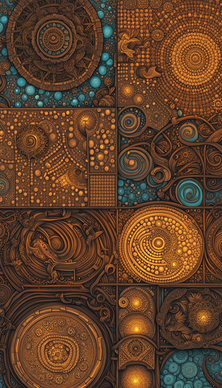 Wollomi Art: Four Distinct Expressive Images