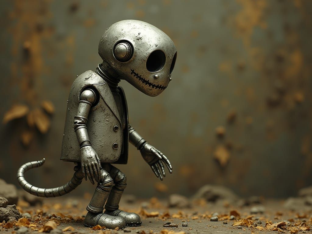 She Walks in Disguise with Anthropomorphic Arsenic & Tin