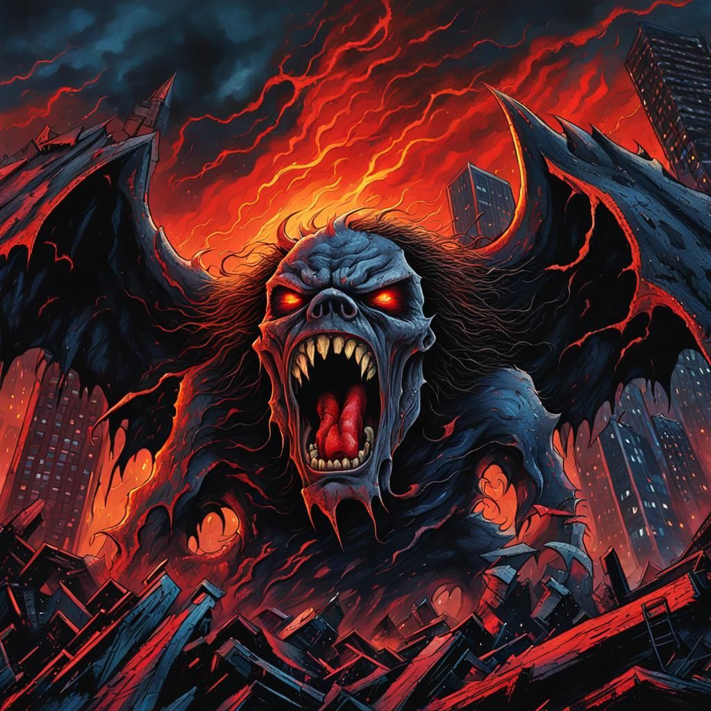 Monster's Scream: Dark Fantasy Album Art