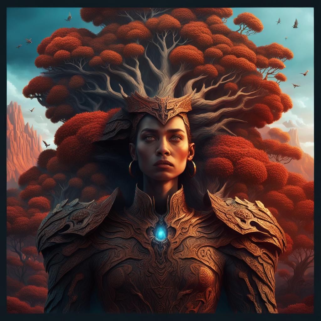 Sacred Warrior and the Tree of Life
