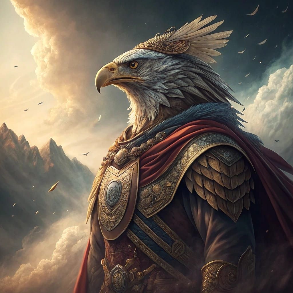 Eagle-Headed God of Authority and Protection