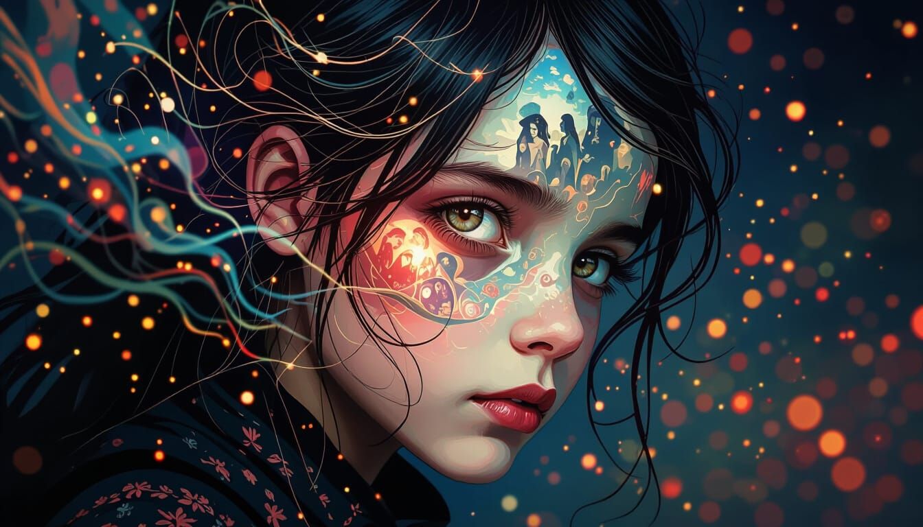 Girl's Ethereal Visions of Past Lives