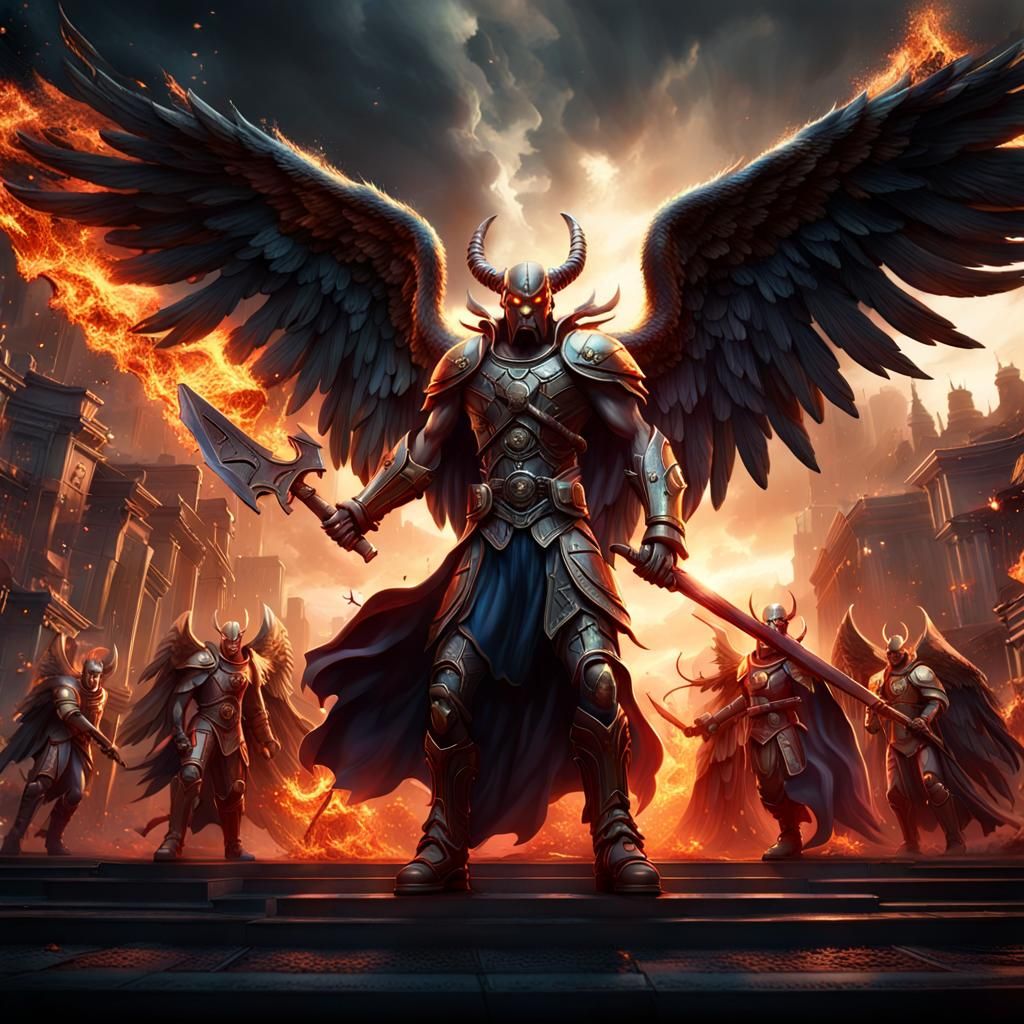 Angels and Demons Battle for a Soul