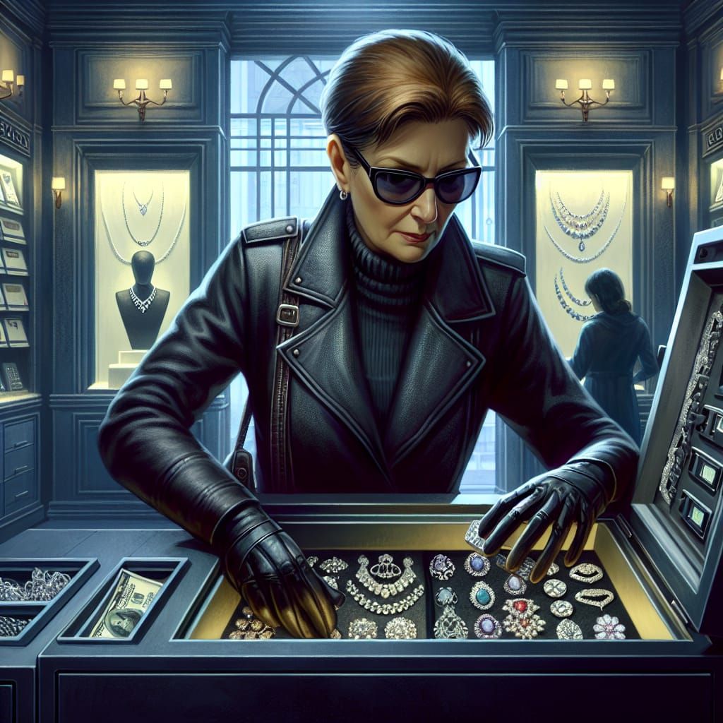 Diamond Heist: A Matte Painting Concept Art