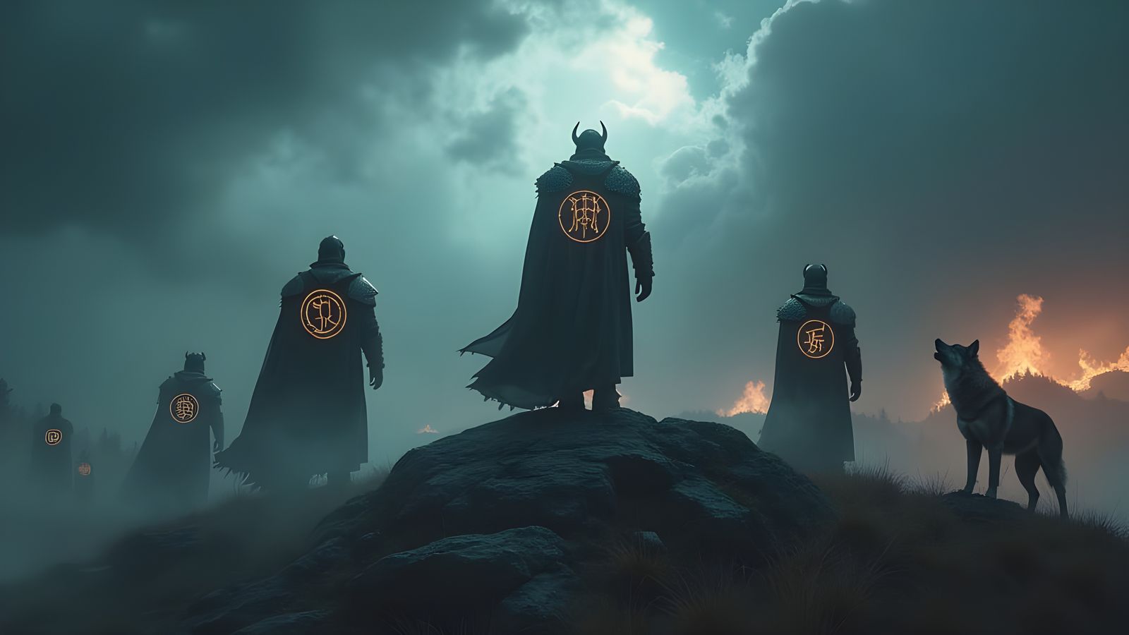 Norse Warriors Rise as Ghostly Figures