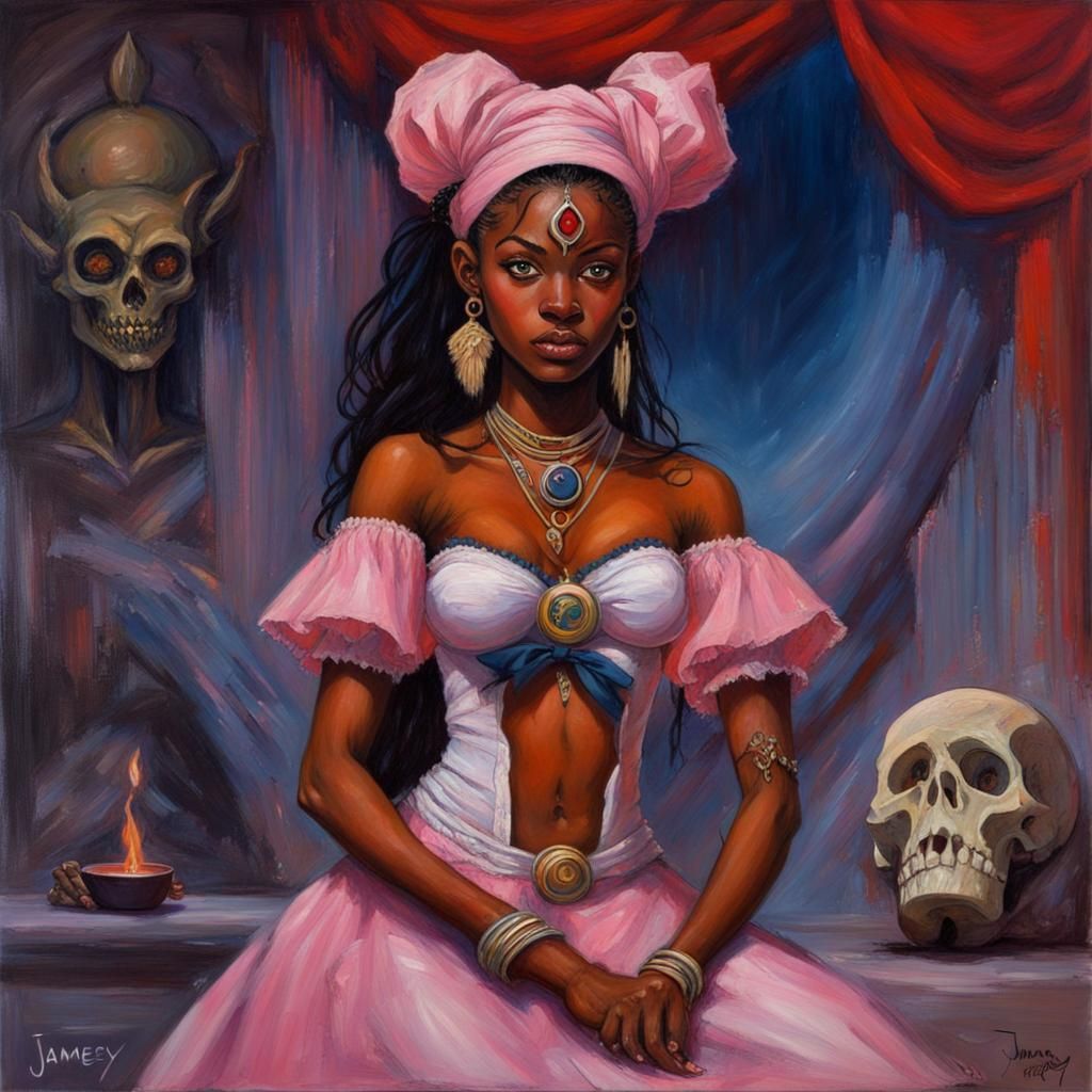 Wicked Lady From Sailor Moon As A Haitian Vodou Manbo