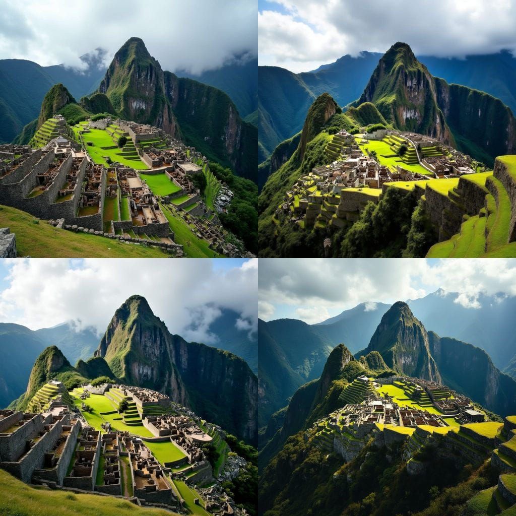 Machu Picchu in Hyperrealistic Cinematic Detail