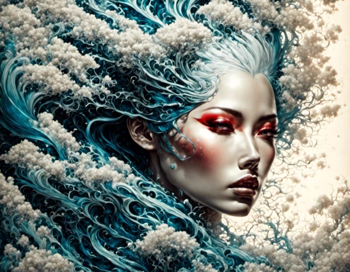 PORTRAIT:  BLUE WAVE