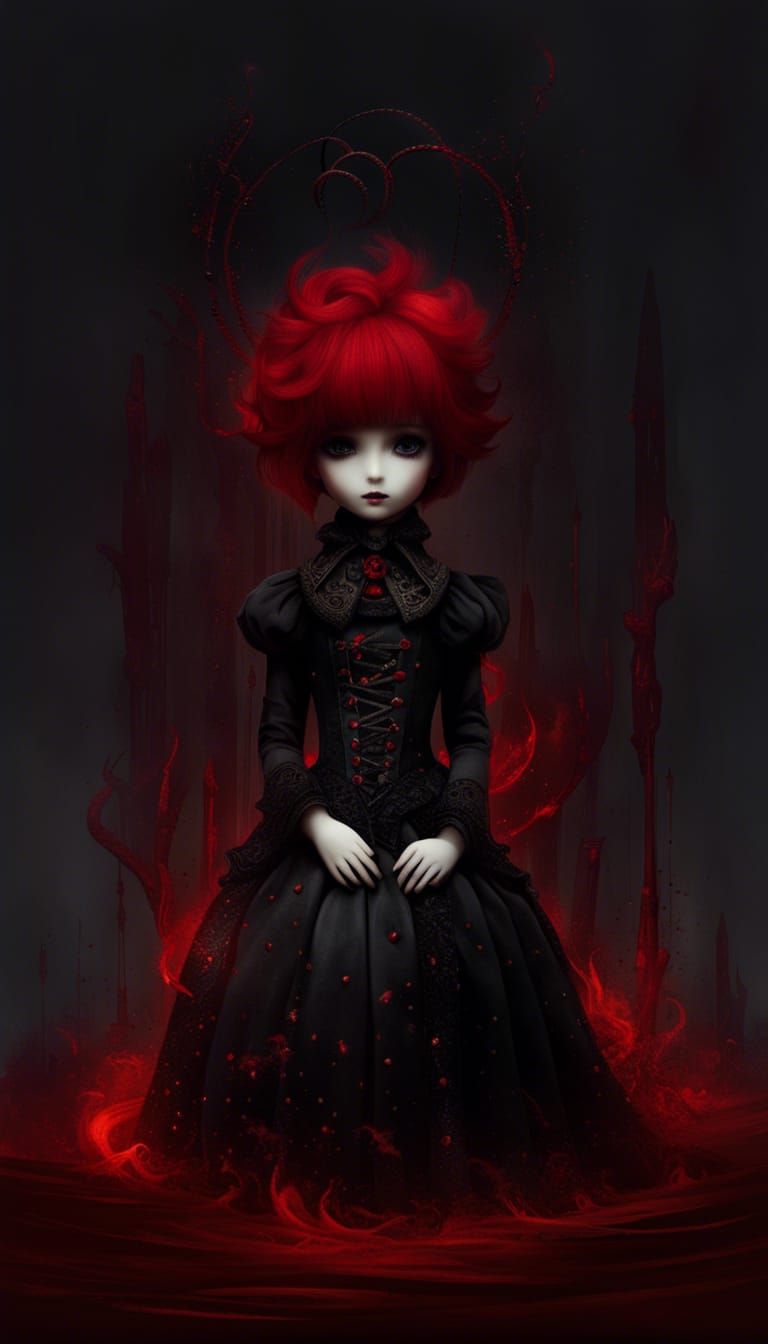 Desolate Dreamscape: Gothic Baroque Aetherpunk Art