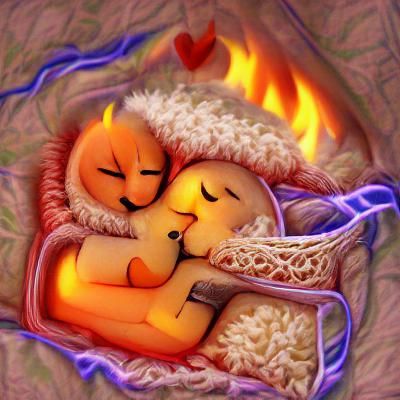 AI Image of Cuddling